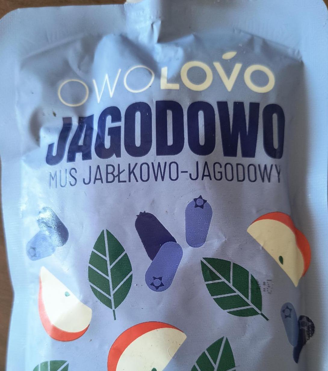 Фото - Мус яблучно-чорничний Mus jabłkowo-jagodowy Owolovo