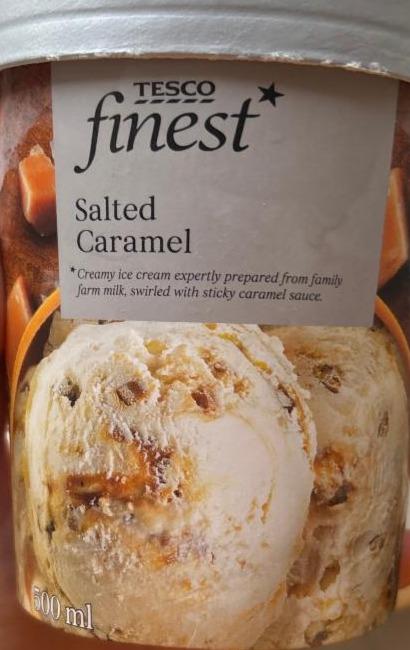 Фото - Salted Caramel Ice Cream Tesco Finest