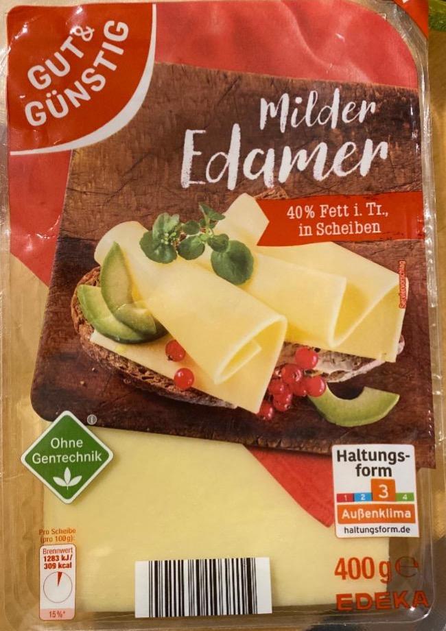 Фото - Milder edamer 40% Gut&Günstig