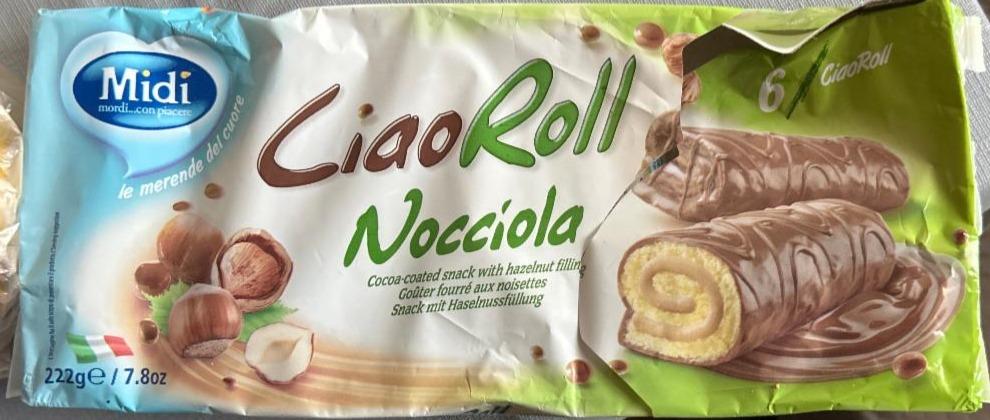 Фото - Рулет з начинкою фундук Ciao Roll Nocciola Midì