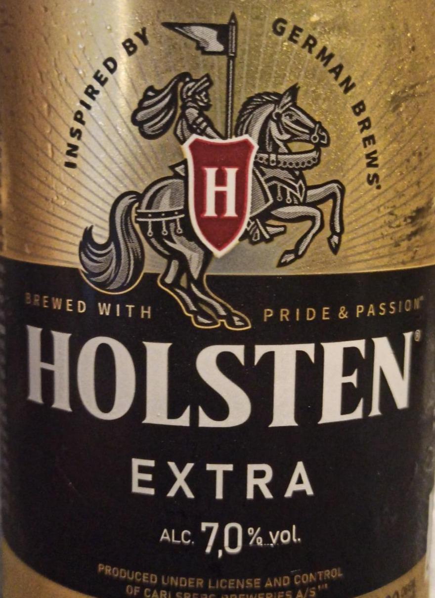 Фото - Пиво 7% світле пастеризоване Extra Holsten