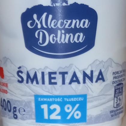 Фото - Śmietana 12% Mleczna dolina