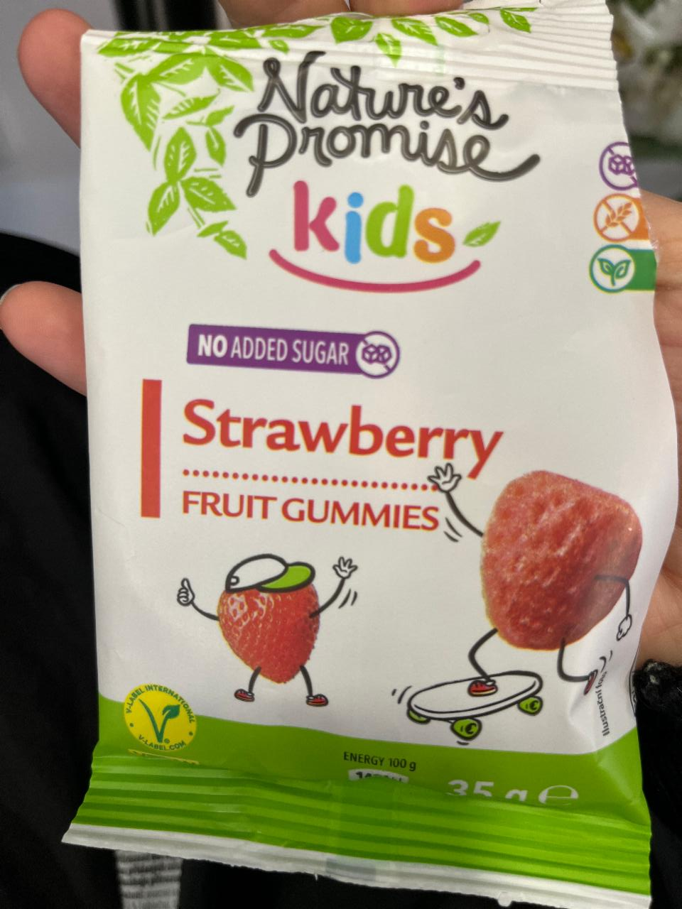 Фото - Strawberry Fruit Gummies Nature's Promise