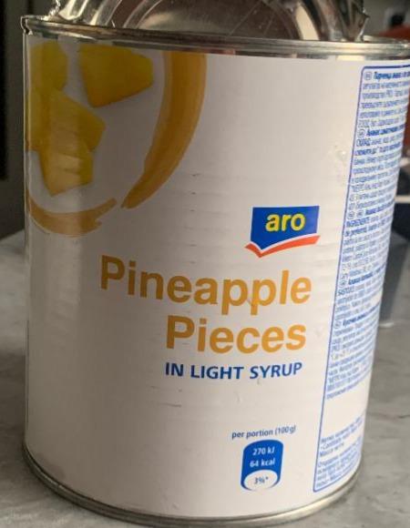 Фото - Pineapple pieces in light syrup Aro