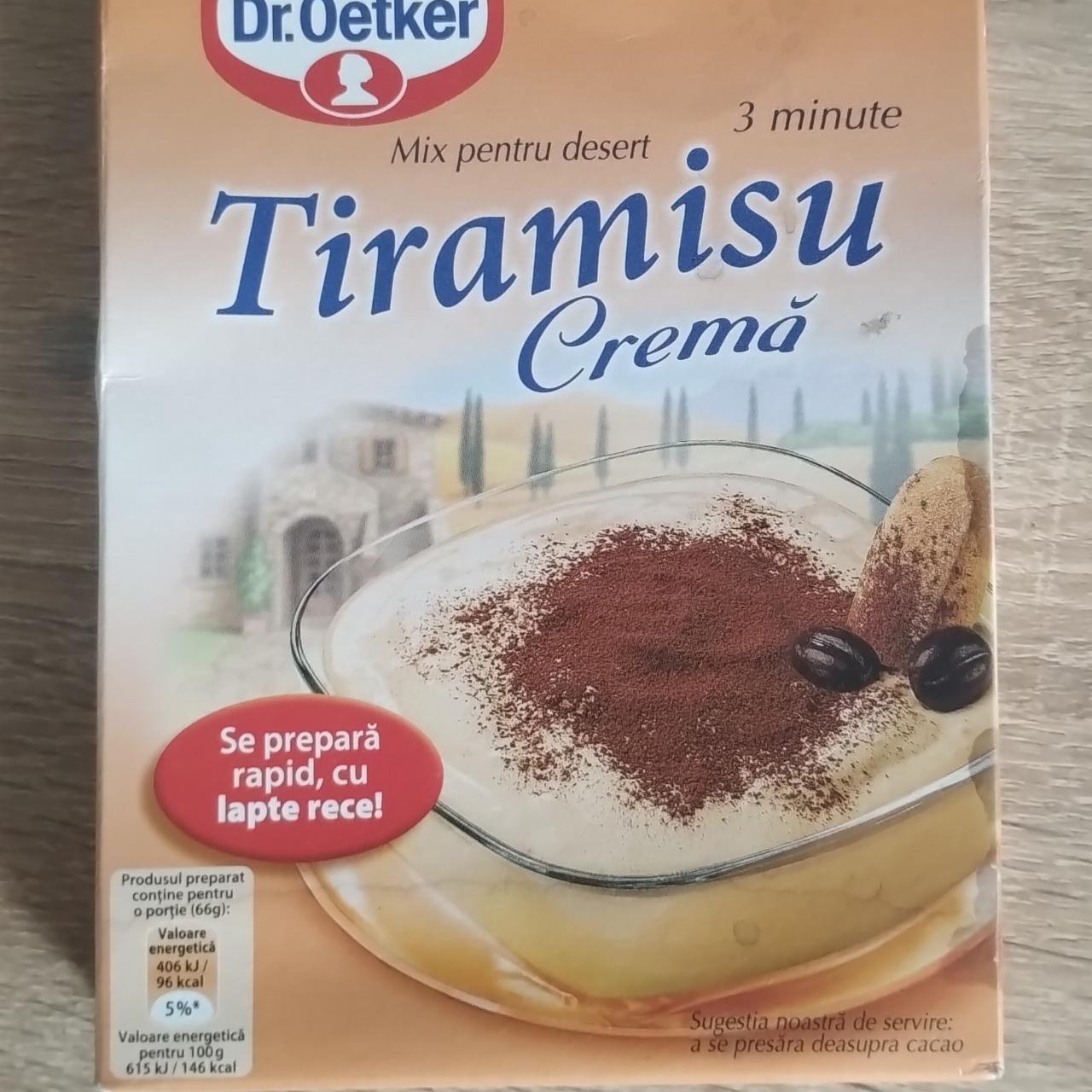 Фото - Суха суміш для приготування десерту Tiramisu Dr.Oetker