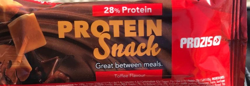 Фото - Protein Snack Toffee Flavor High Protein Prozis