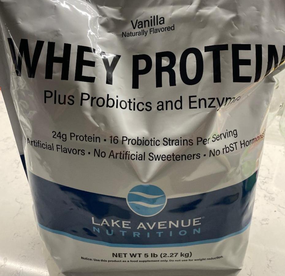 Фото - Протеїн Whey Protein Vanilla Lake Avenue Nutrition