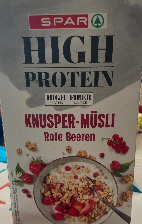 Фото - High Protein Knusper Müsli Rote Beeren Spar