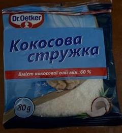 Фото - Кокосова стружка Dr. Oetker