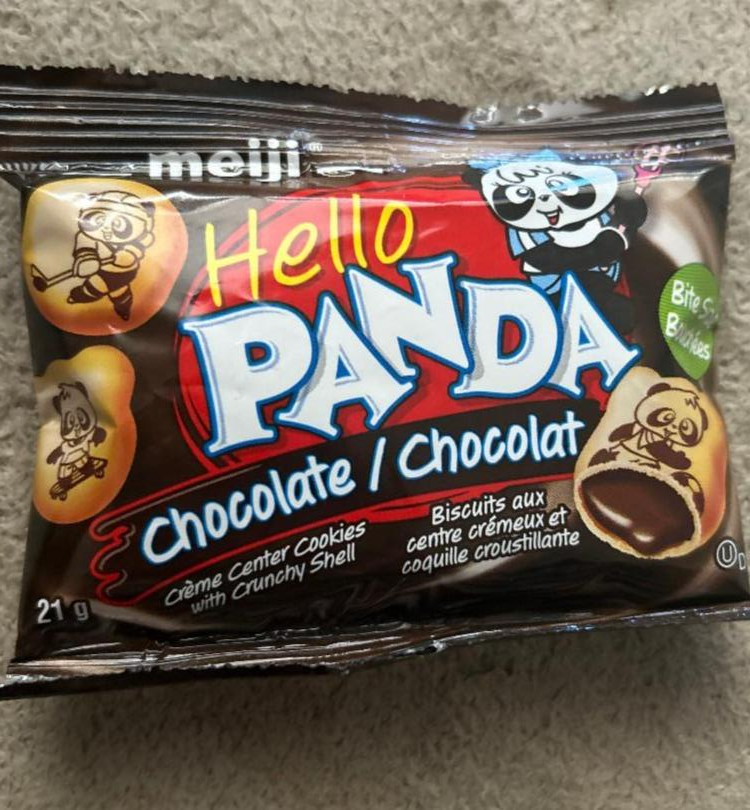 Фото - Печиво з шоколадною начинкою Hello Panda Meiji