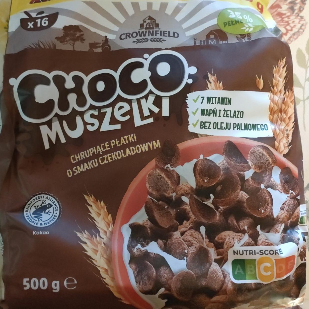 Фото - Пластівці шоколадні Choco Muszelki Crownfield