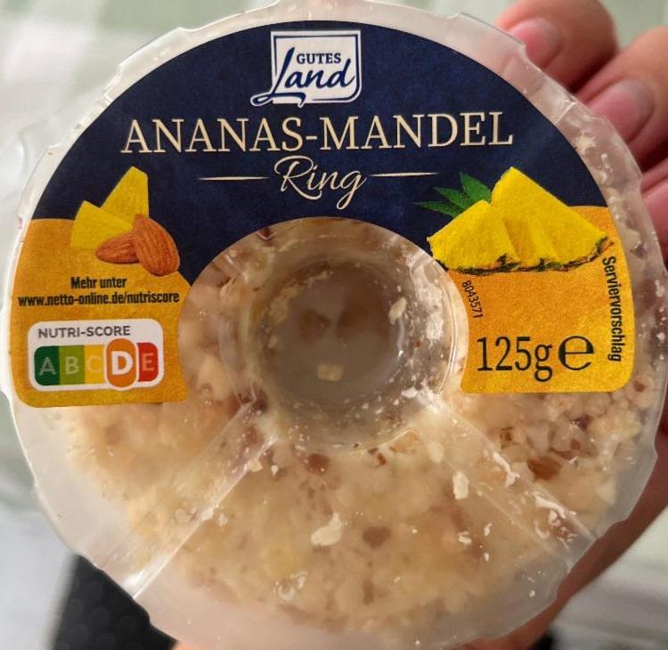 Фото - gutes Land Ananas- Mandel Ring сир