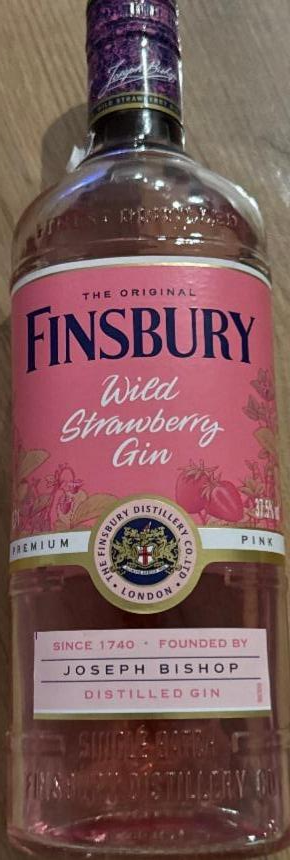 Фото - Алкогольний напій джин Wild Strawberry Gin Finsbury