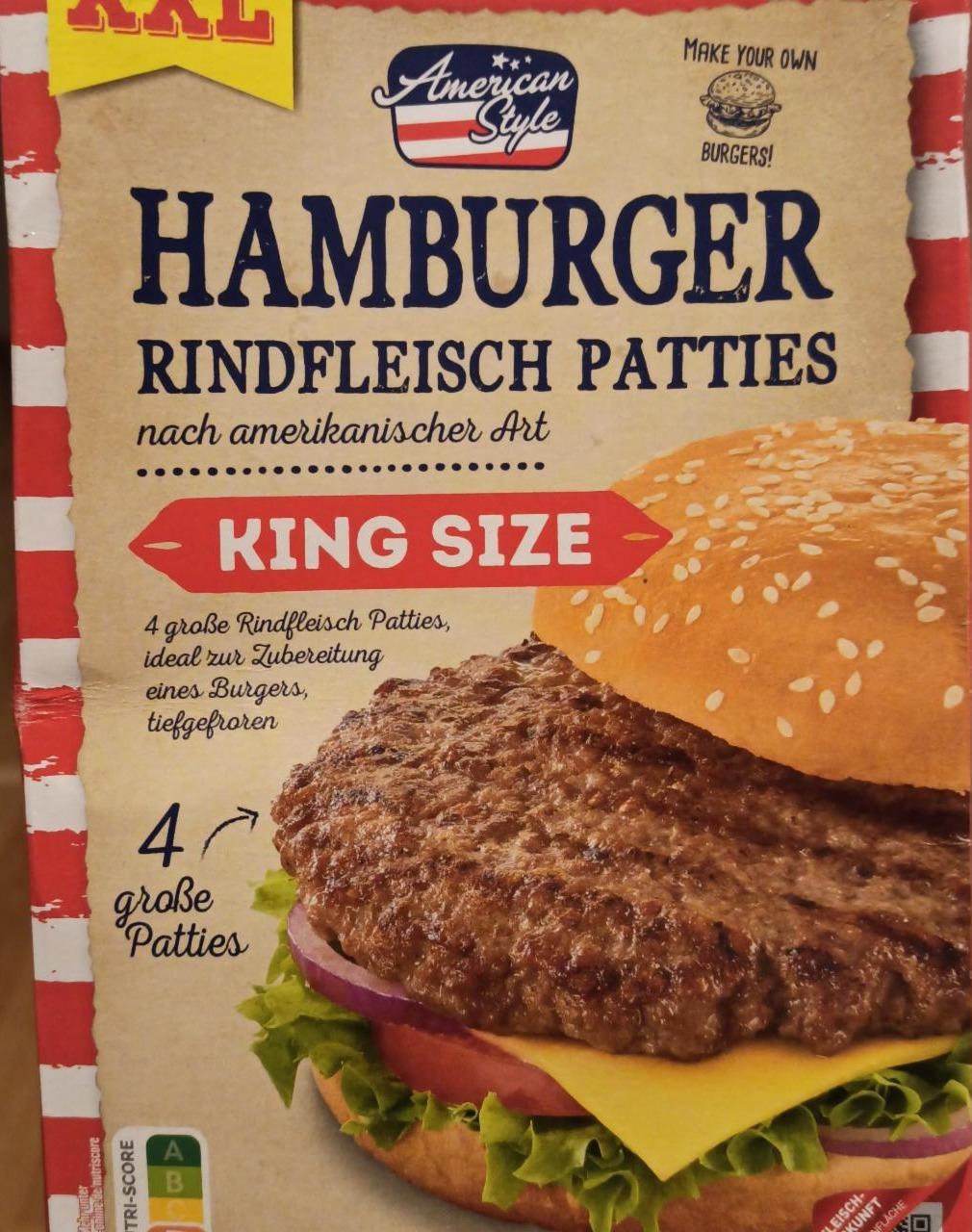 Фото - Hamburger Rindfleisch Patties nach amerikanischer Art American Style