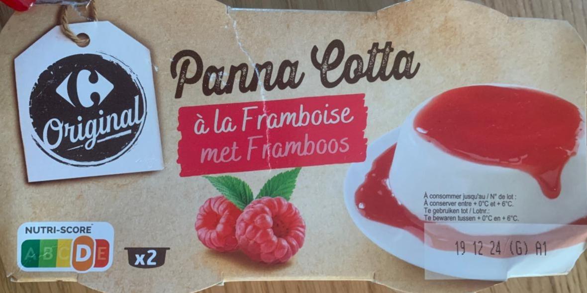 Фото - Panna cotta à la framboise Carrefour