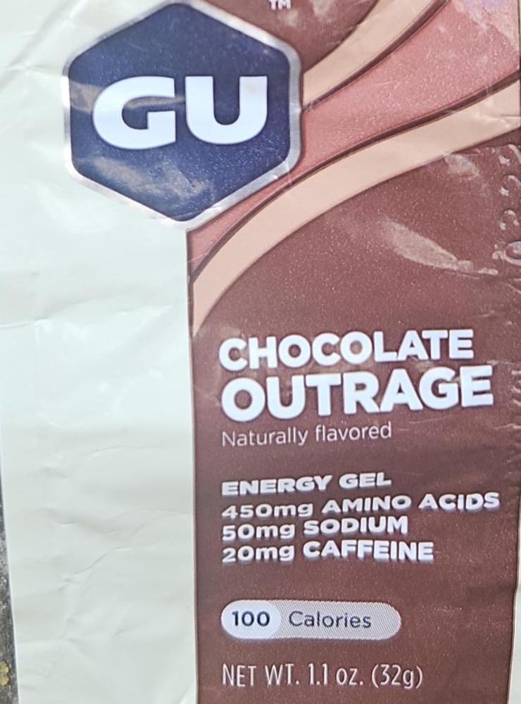 Фото - Chocolate outrange naturally flavoured energy gel GU