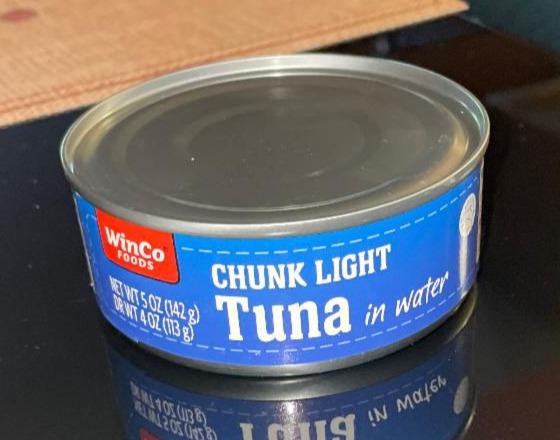 Фото - Tuna in water Chunk light Winco Foods