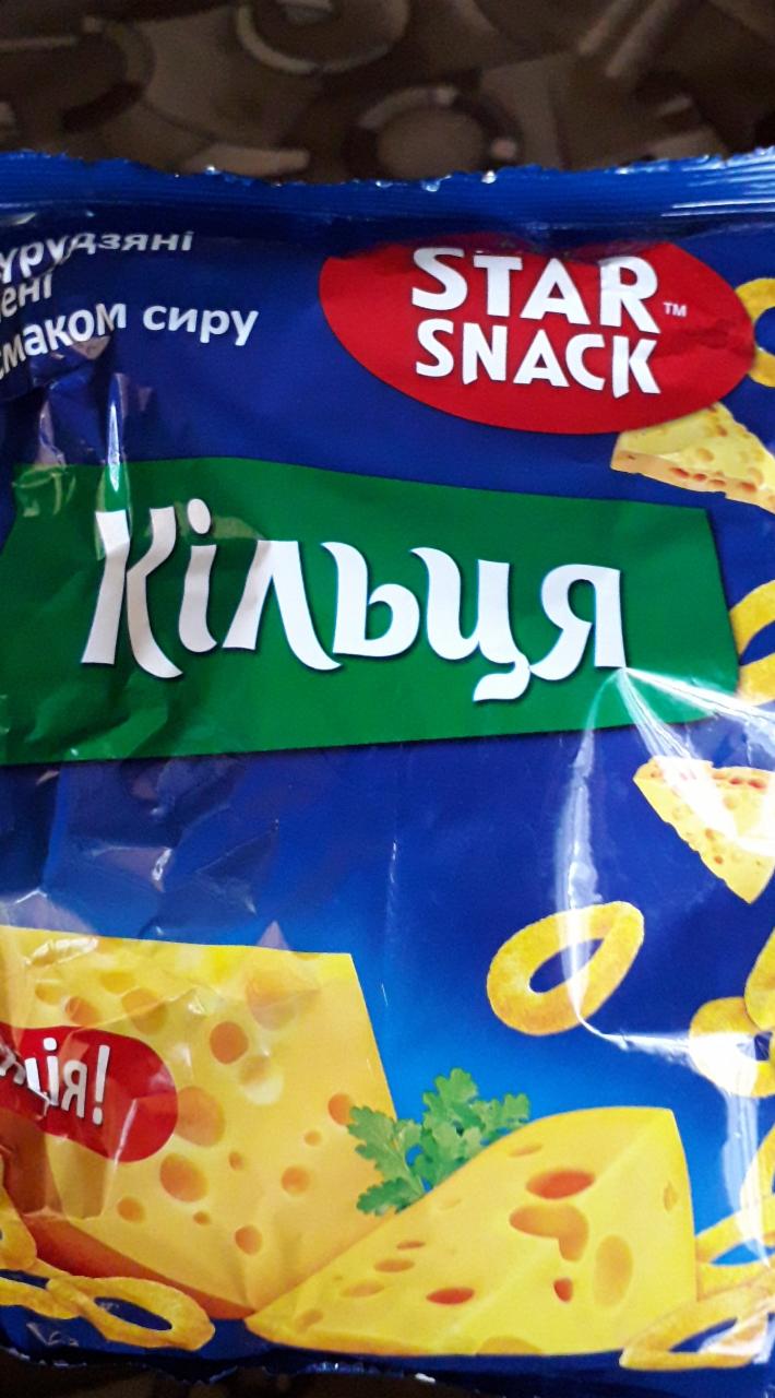 Фото - Фігурні вироби зі смаком сиру Star snack