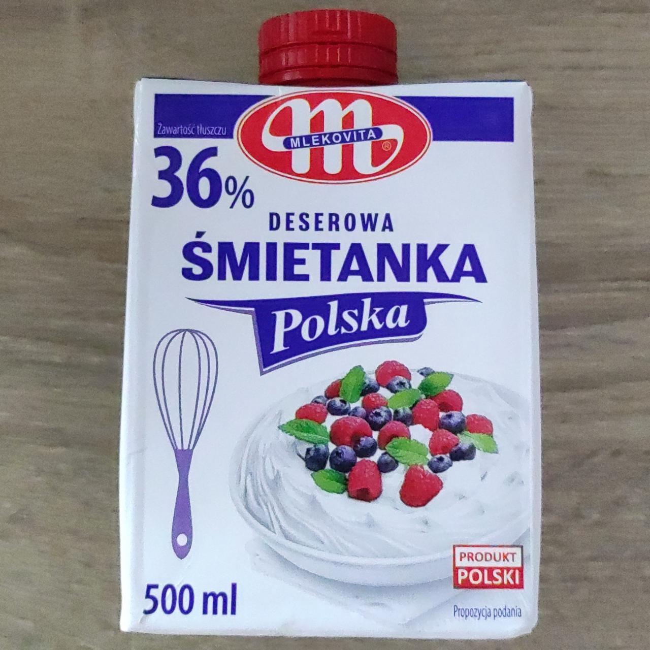 Фото - Smietanka deserowa 36% Mlekovita