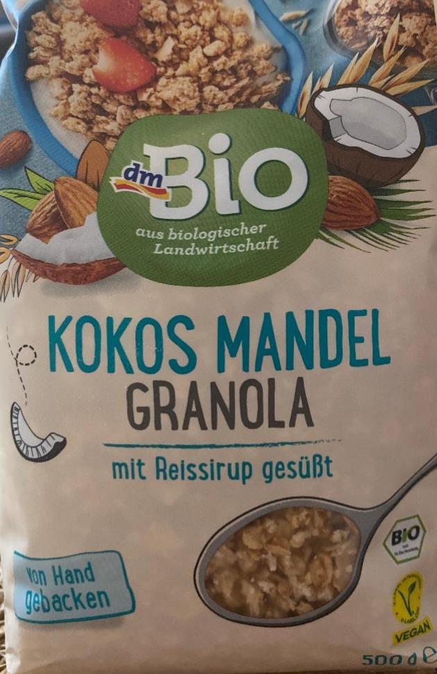 Фото - Kokos mandel granola dmBio