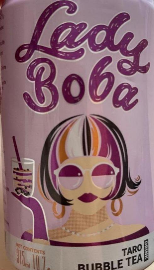 Фото - Lady boba canned drink taro bubble tea Madam Hong