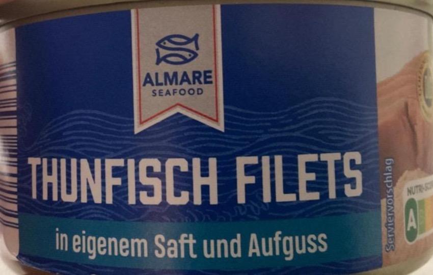 Фото - Thunfish filets in eigenem saft und aufguss Almare Seafood