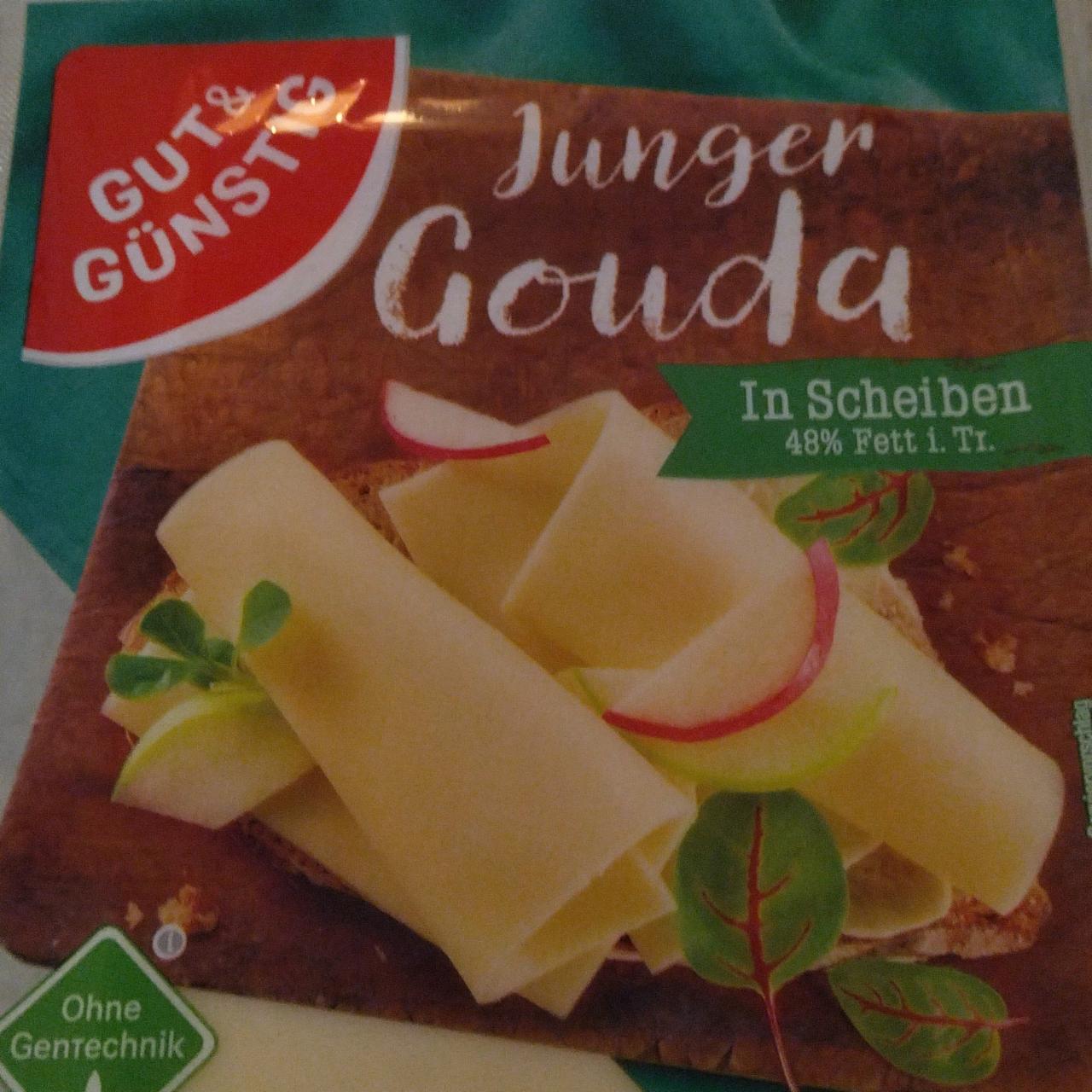 Фото - Junger Gouda, 48% Fett Gut&Günstig