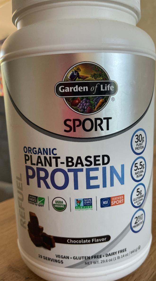 Фото - Organic Plant Based Protein Garden Of Life Sport