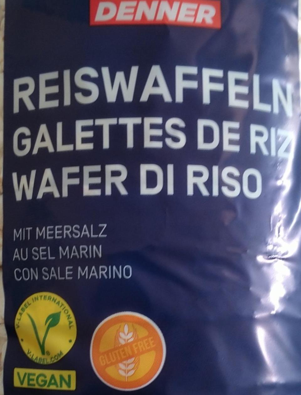 Фото - Reiswaffeln galettes de riz wafer di riso Denner