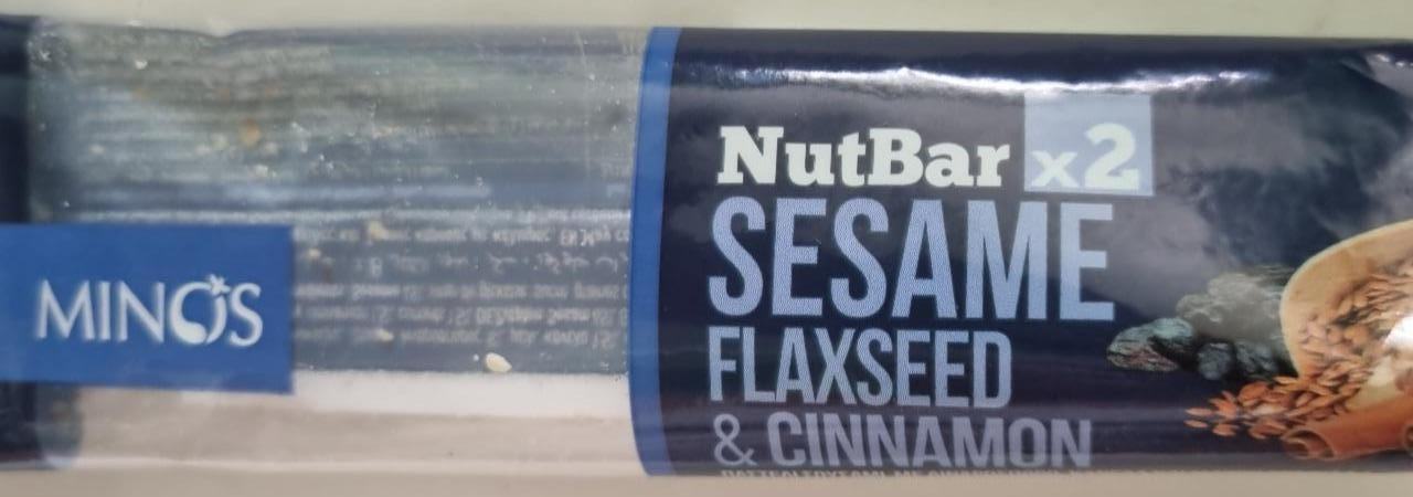 Фото - Nutbar sesame flaxseed and cinnamon Minos