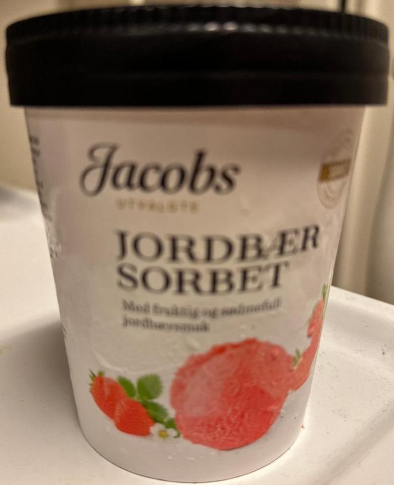 Фото - Jordbær Sorbet Jacobs