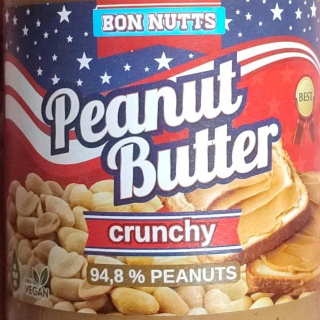 Фото - Peanut Butter crunchy 94.8% Peanuts Bon Nutts