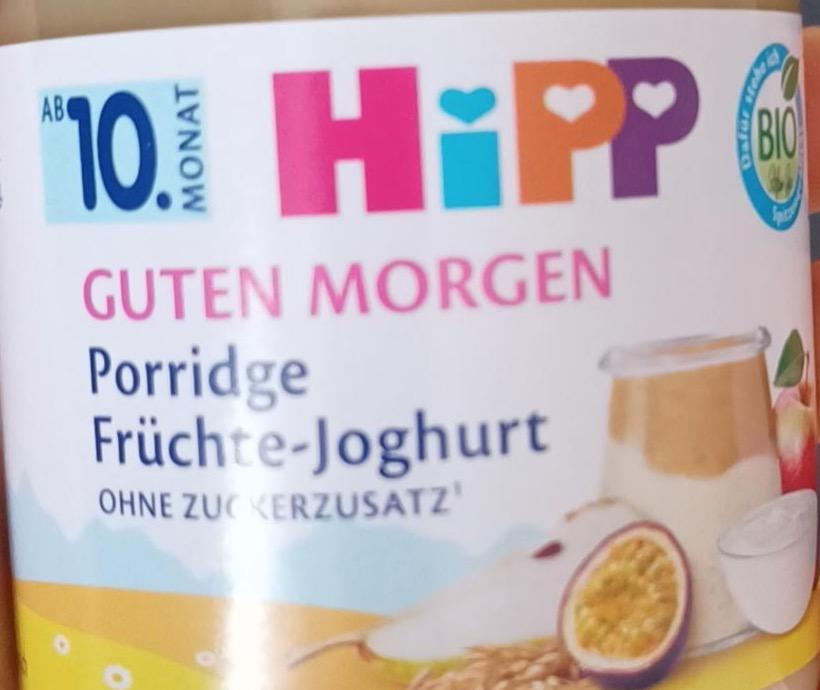 Фото - Porridge früchte joghurt ohne zuckerzusatź Hipp