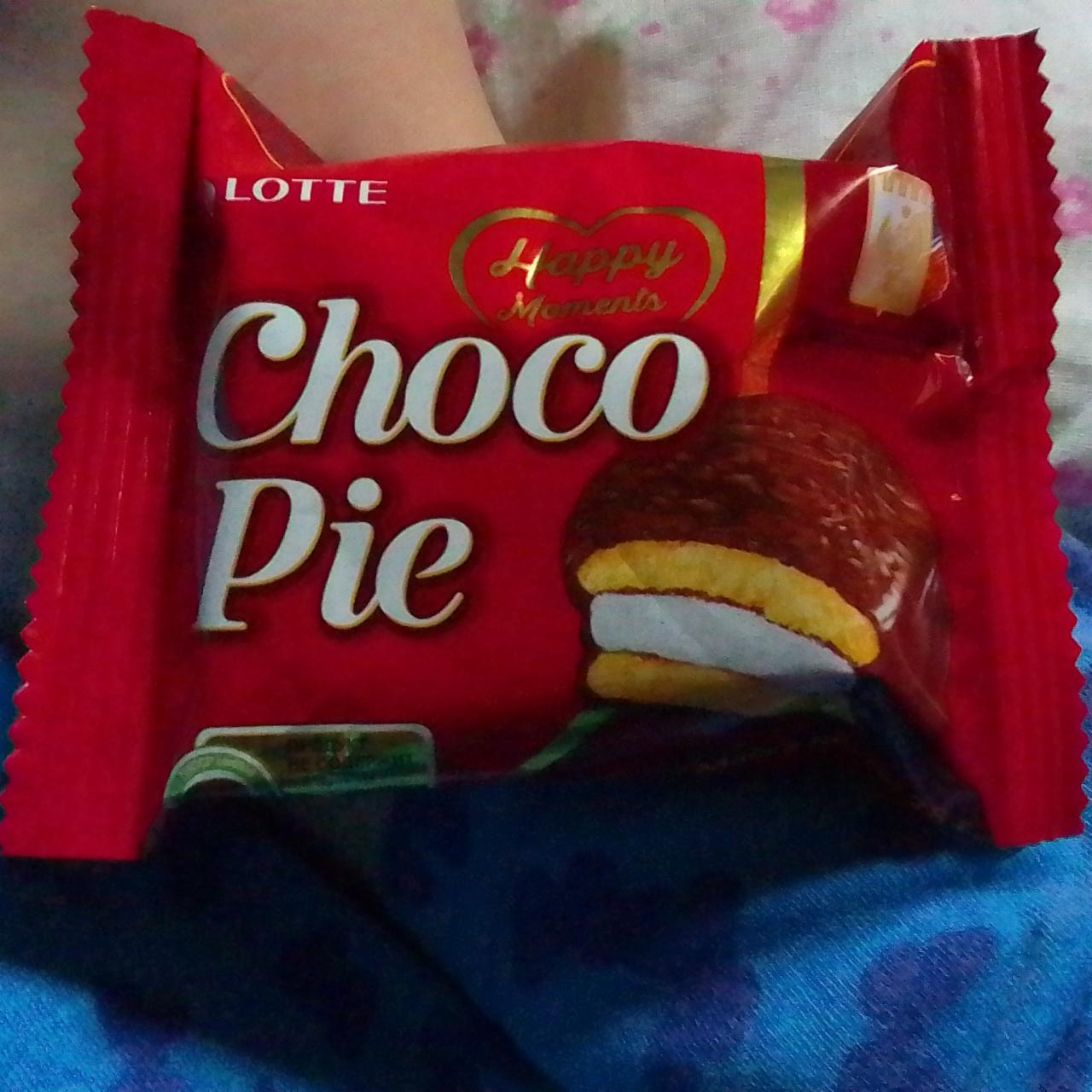 Фото - Печиво прошароване глазуроване Choco Pie Lotte