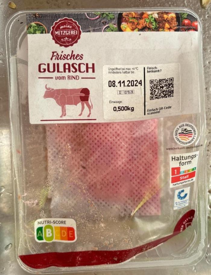 Фото - Frisches gulasch vom rind Meine Metzgerei