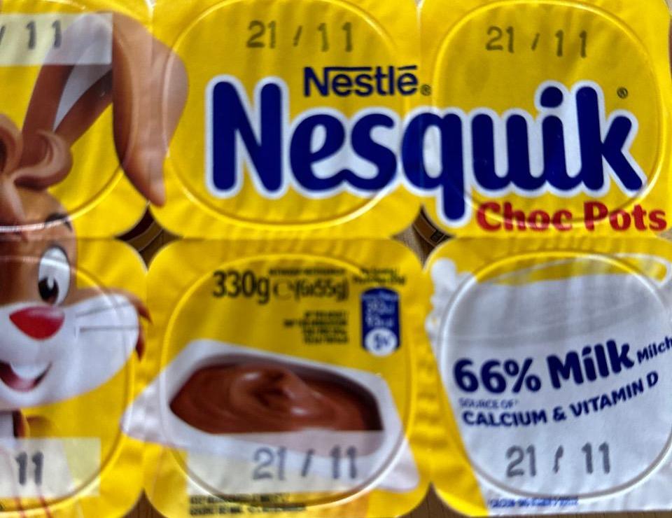 Фото - Nesquik choc pots Nestlé