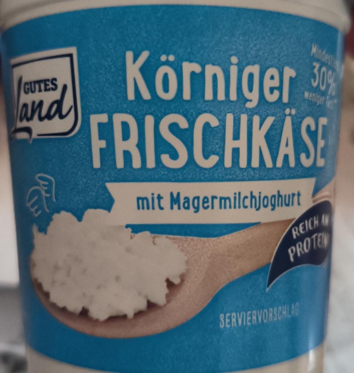 Фото - Körniger Frischkäse mit Magermilchjoghurt Gutes Land