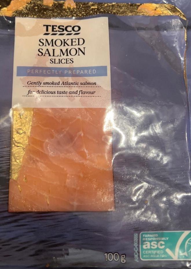 Фото - Smoked salmon slices Tesco