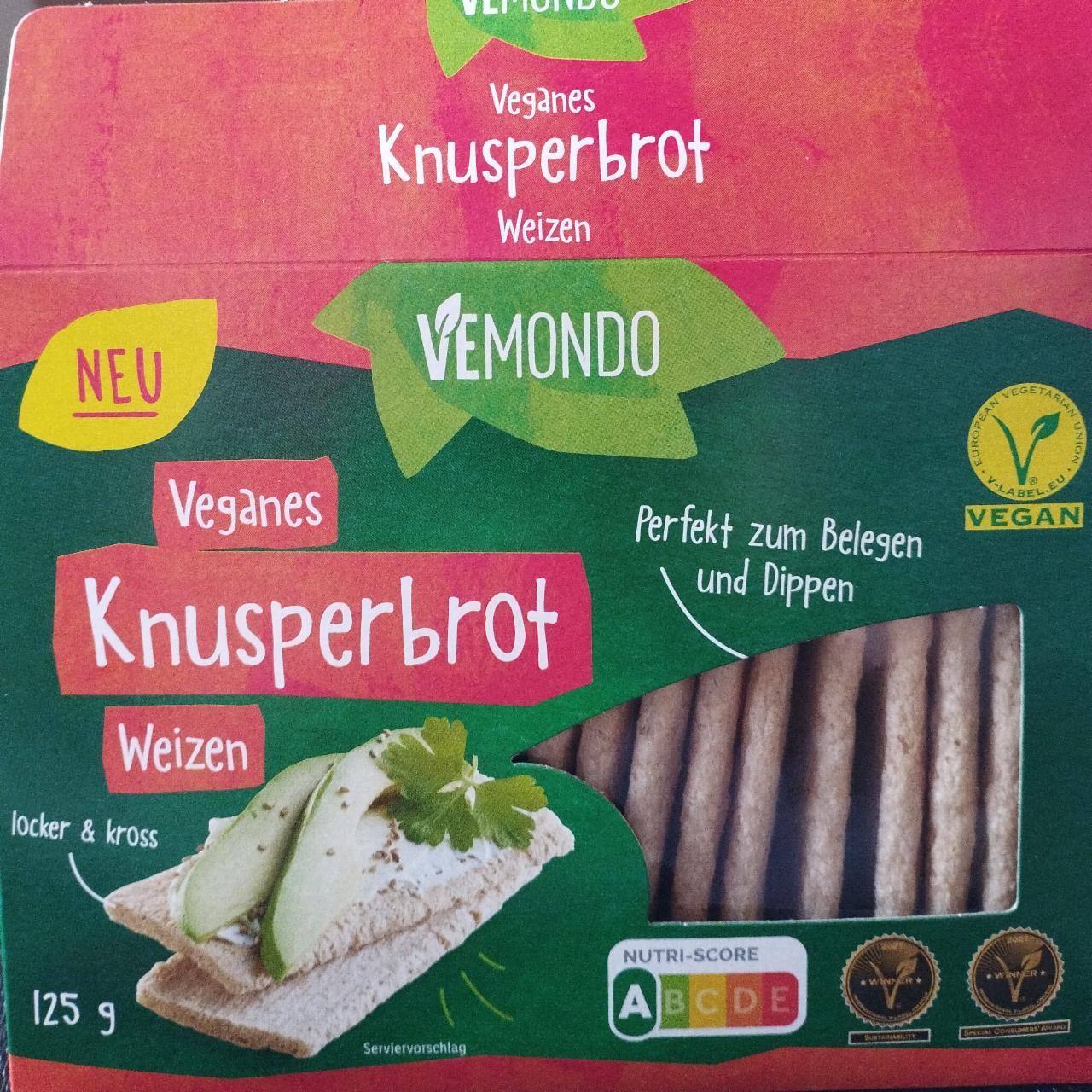 Фото - Veganes Knusperbrot Vemondo