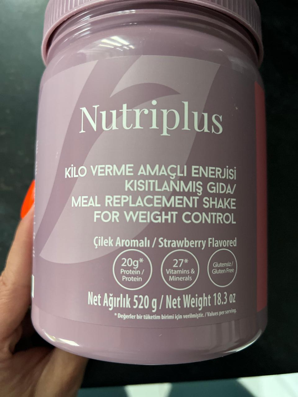 Фото - Meal replacement shake protein strawberry flavored Nutriplus