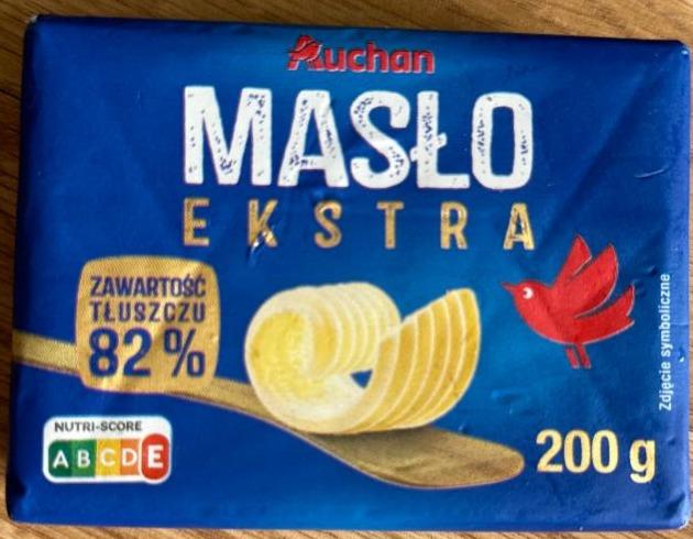 Фото - Masło ekstra 82% tłuszczu Auchan