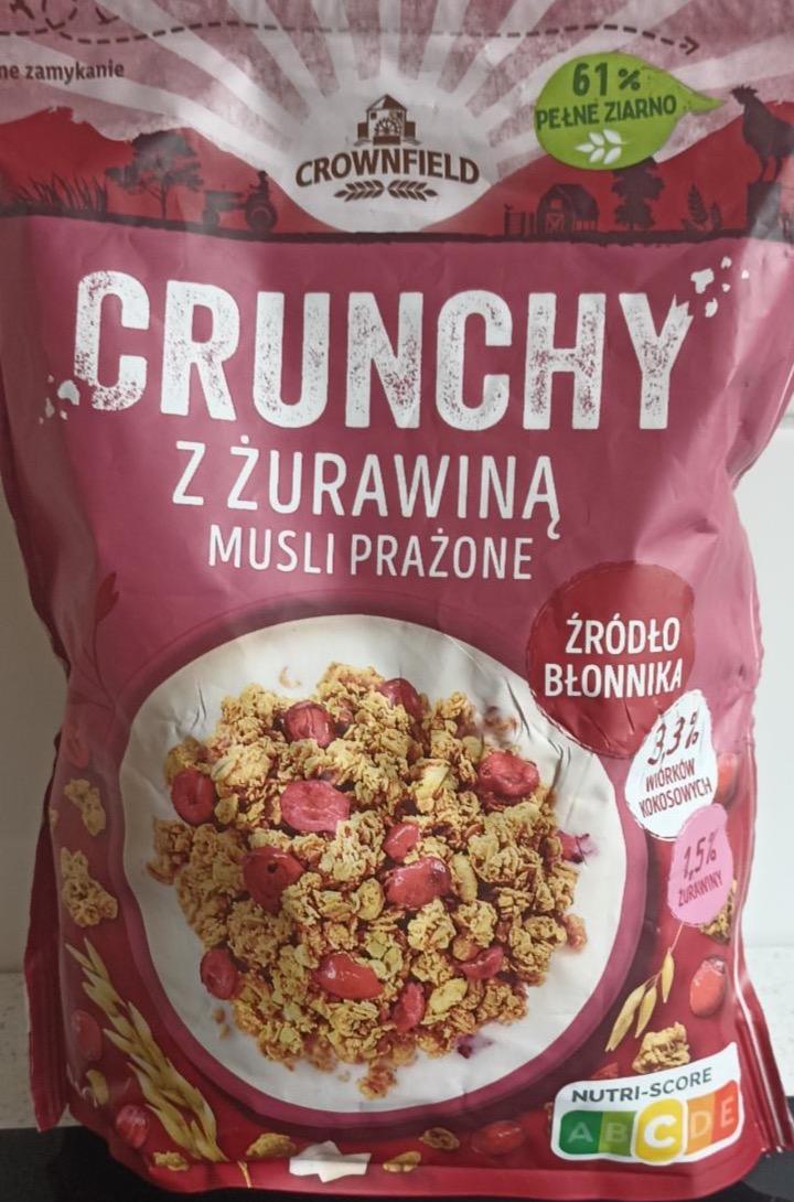 Фото - Crunchy z żurawiną musli prażone Crownfield