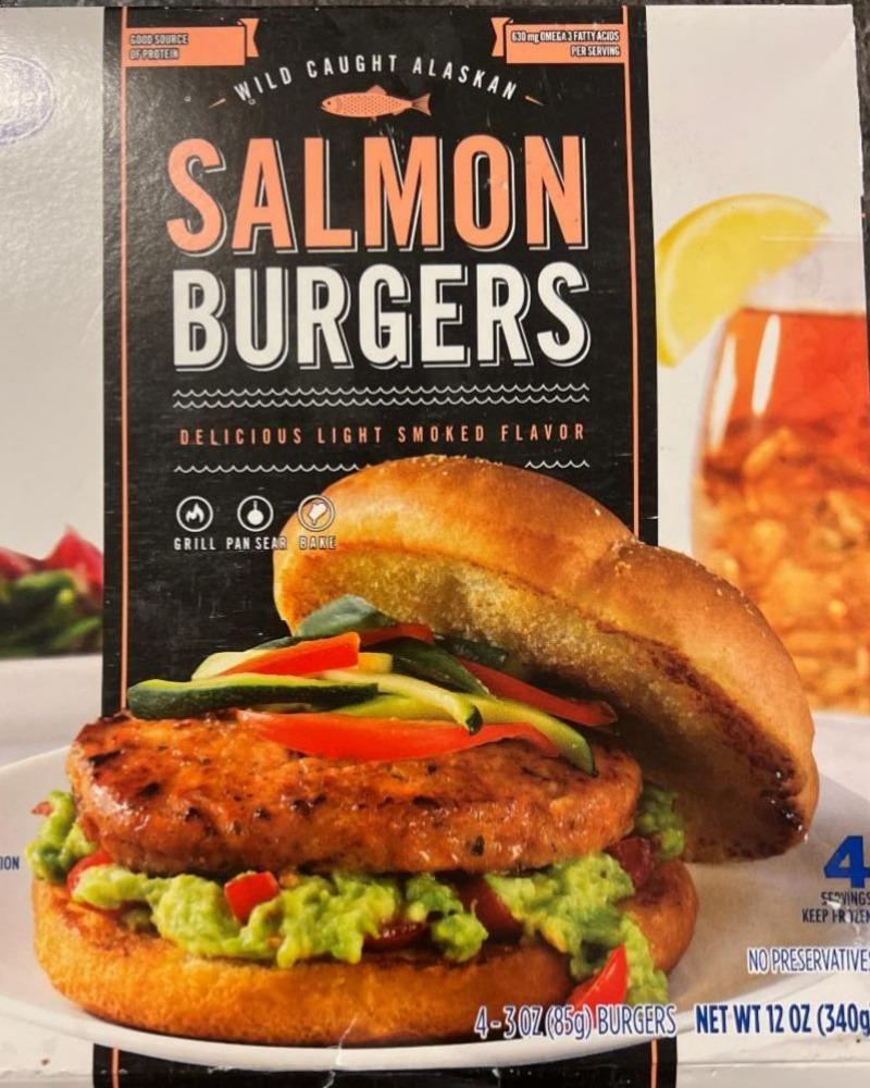 Фото - Wild Alaskan Salmon Burger Lidl