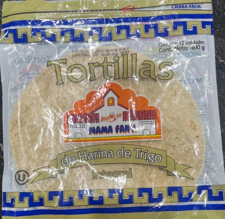 Фото - Tortillas de harina de trigo integral Mamá Fany