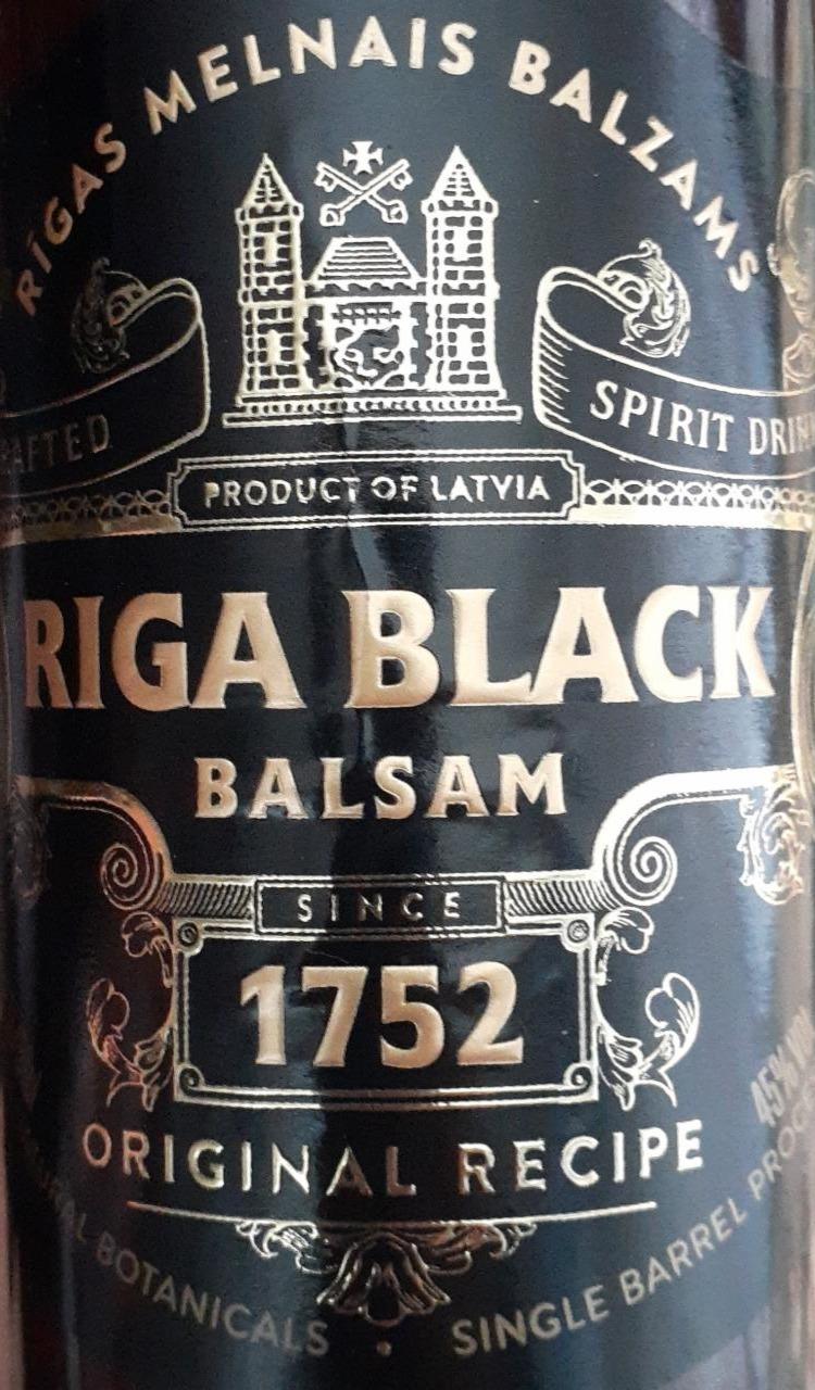 Фото - Бальзам 45% Riga Black