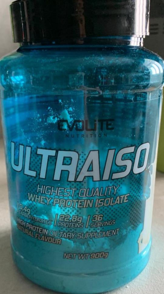 Фото - Протеїнова порошкоподібна добавка з підсолоджувачем ultraiso Evolite Nutrition