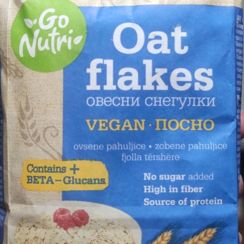 Фото - Пластівці вівсяні Oat Flakes Go Nutri