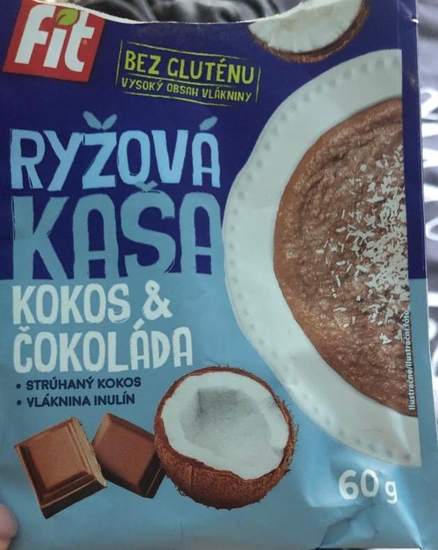 Фото - Ryžová kaša kokos & čokoláda Fit