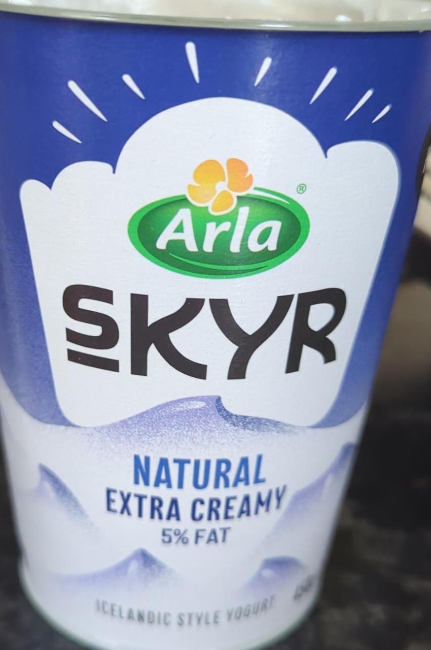 Фото - Skyr Natural Extra Creamy 5% Fat Arla