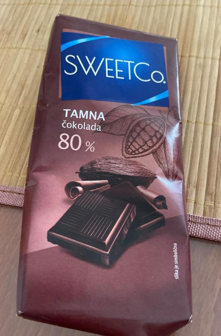 Фото - Шоколад чорний 80% SweetCo